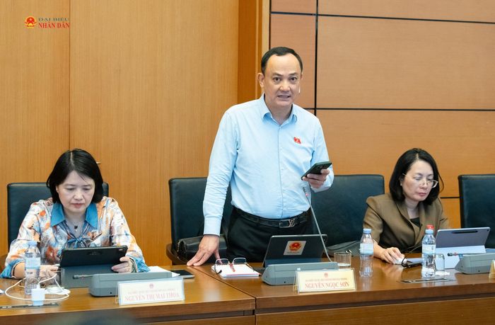 ĐBQH Nguyễn Ngọc Sơn (TP. Hải Phòng) phát biểu