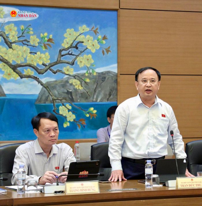 ĐBQH Trần Đức Thuận (Nghệ An) phát biểu