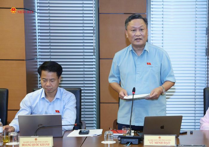 ĐBQH Vũ Minh Đạo (Lai Châu) phát biểu