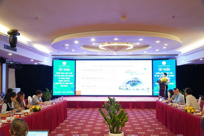 Toàn cảnh buổi tập huấn. Ảnh: TT