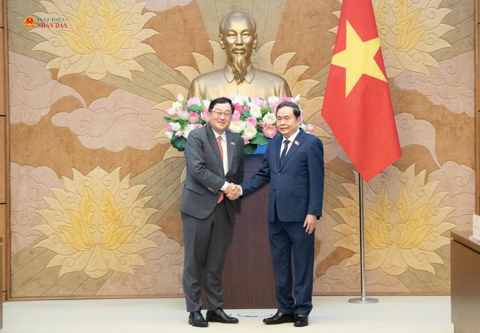 Chủ tịch Quốc hội Trần Thanh Mẫn tiếp Đại sứ Malaysia tại Việt Nam Tan Yang Thai