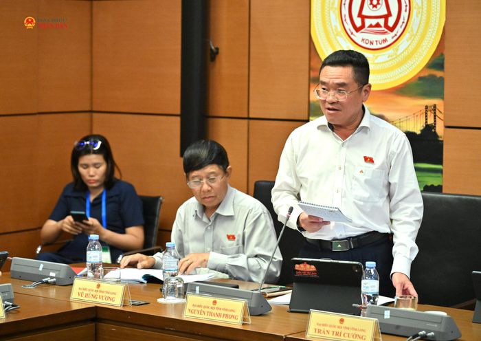 ĐBQH Nguyễn Thanh Phong (Vĩnh Long) phát biểu. Ảnh: Quang Khánh