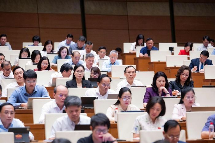 Các đại biểu tham dự phiên họp. Ảnh: Media Quốc hội