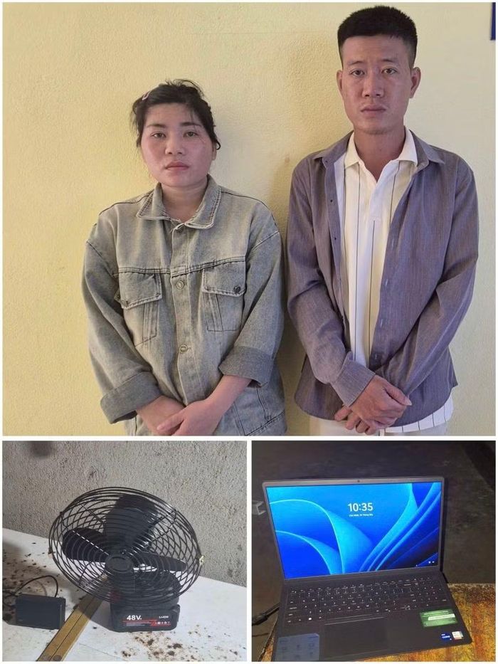 Đối tượng và tang vật trong vụ án.