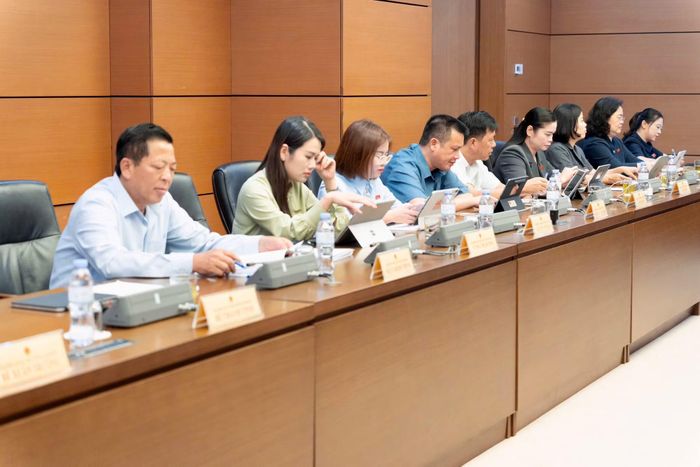 Các đại biểu dự phiên thảo luận tại Tổ.