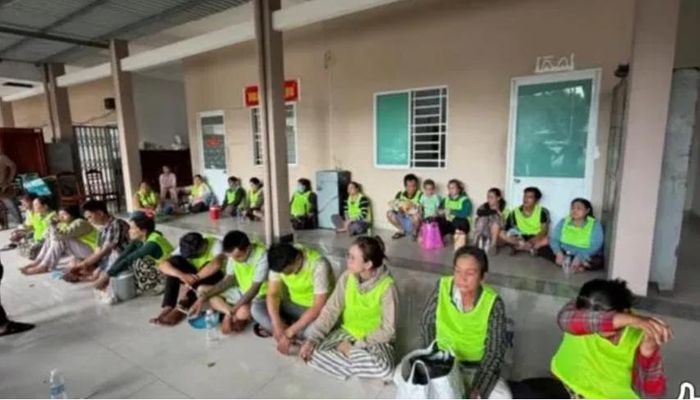 28 đối tượng có liên quan đến vụ việc. Ảnh: Công an TP Cần Thơ.