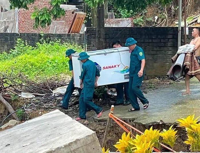 Lào Cai hỗ trợ 250.000 đồng/người/ngày cho người di dời khẩn cấp vì thiên tai. Ảnh: Facebook Báo Nông nghiệp và Môi trường