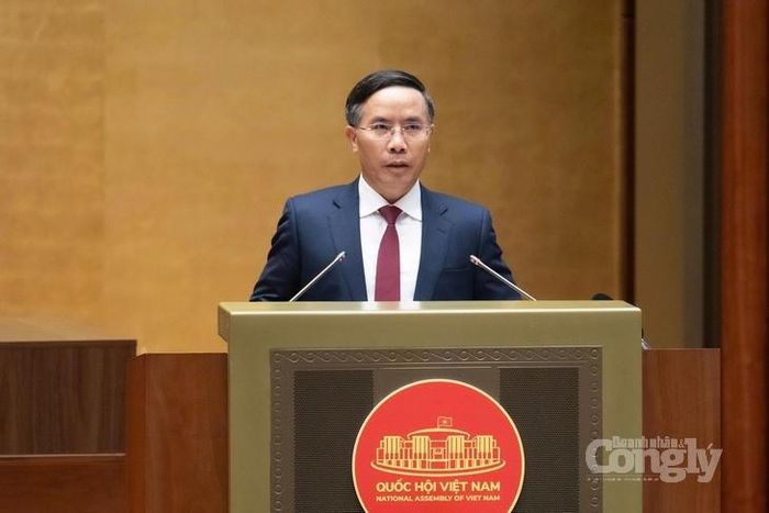 Ông Phạm Đức Ấn, Thống đốc Ngân hàng Nhà nước tại phiên họp Quốc hội, sáng 5/8. (Ảnh: Quốc hội).