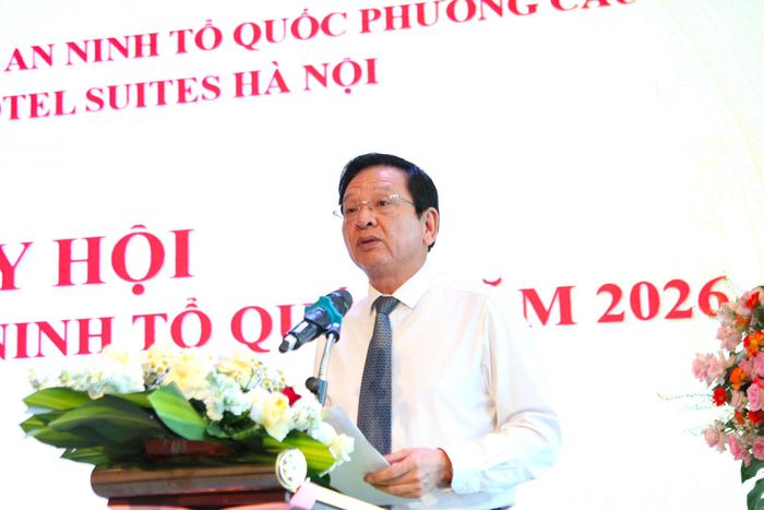 Thành ủy viên, Chánh Thanh tra thành phố Hà Nội Trần Đức Hoạt phát biểu chỉ đạo tại buổi lễ. Ảnh: Vân Nhi