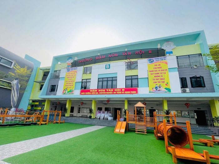 Ngành Giáo dục xã Ô Diên chính thức bước sang mô hình mới với 11 đơn vị trường học sau sắp xếp. Ảnh: Ánh Bình