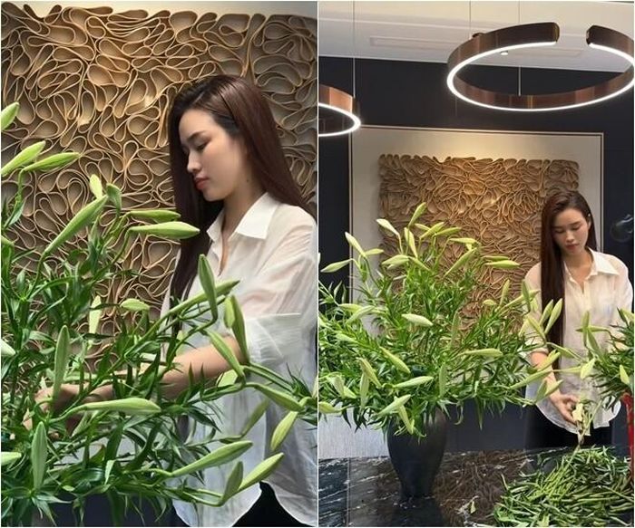 Trong đoạn video, Hoa hậu Việt Nam 2020 cho biết có người gọi loài hoa này là hoa loa kèn, có người lại gọi là hoa bách hợp. Chính chi tiết này đã tạo nên nhiều ý kiến trao đổi trên mạng xã hội. Nhiều người cho rằng hoa tháng 4 ở Hà Nội là hoa loa kèn ta (Easter lily), gắn liền với hình ảnh những xe hoa rong trên phố và đã trở thành một nét đặc trưng mỗi độ giao mùa.