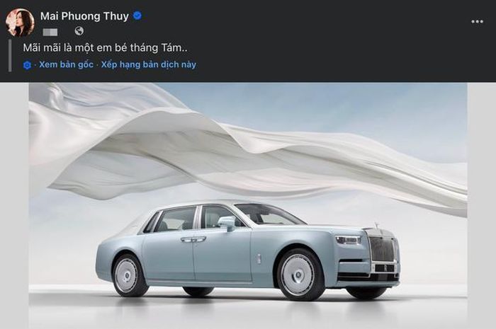 Dòng trạng thái mừng sinh nhật tuổi 38 của Mai Phương Thúy gây chú ý.
