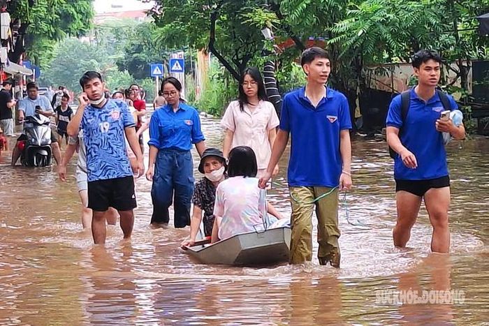 Đợt mưa lớn ở Bắc Bộ và Bắc Trung Bộ chuẩn bị kết thúc. Ảnh: Tuấn Anh