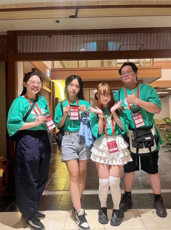  Các thí sinh đoàn Việt Nam tại World Cosplay Summit. Ảnh: NVCC. 