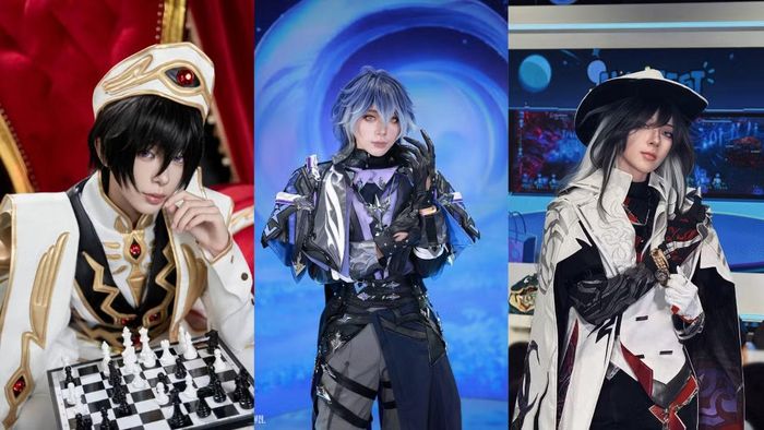  Aki Aki アキ trong hàng loạt giao diện Lelouch (trái), Flins (giữa) và Ashveil (phải). Ảnh: NVCC 