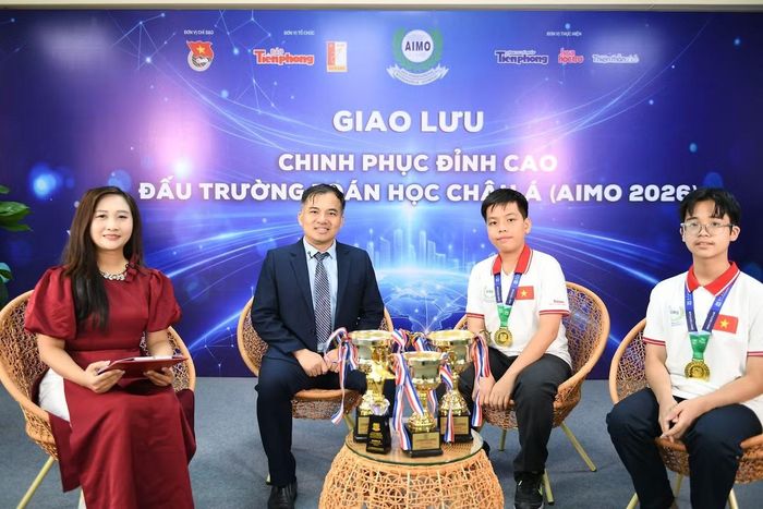 Báo Tiền Phong tổ chức buổi giao lưu với chủ đề "Chinh phục đỉnh cao Đấu trường Toán học châu Á - AIMO 2026".