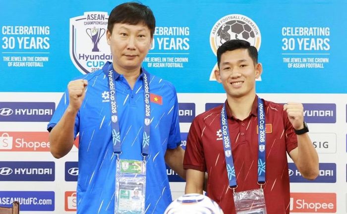 HLV Kim Sang Sik nói ĐT Việt Nam quyết tâm giành chiến thắng trước ĐT Campuchia. Ảnh: VFF.