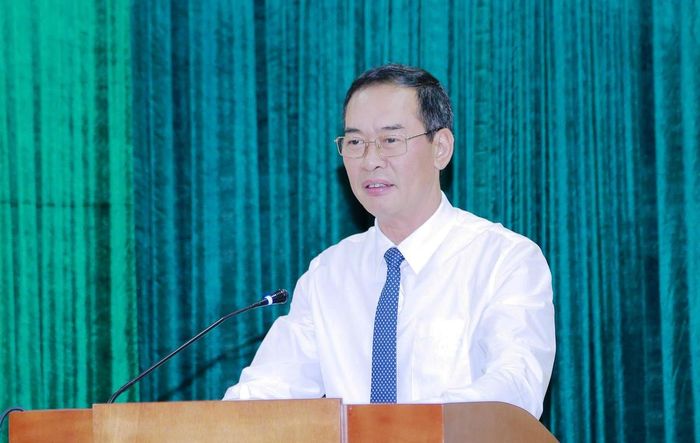 Ông Trịnh Tuấn Sinh, Phó Bí thư Tỉnh uỷ, Chủ tịch Ủy ban MTTQ Việt Nam tỉnh Thanh Hóa phát biểu giao nhiệm vụ cho các hội...