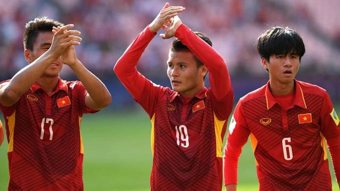 Quang Hải suýt có bàn thắng lịch sử ở U20 World Cup. Ảnh: Tùng Lê.
