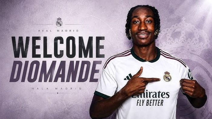 Diomande trở thành bản hợp đồng kỷ lục của Real Madrid