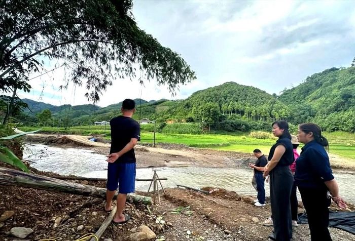 Khu vực mố cầu Già Hạ nơi chiếc nồi đồng được phát hiện trong quá trình thi công