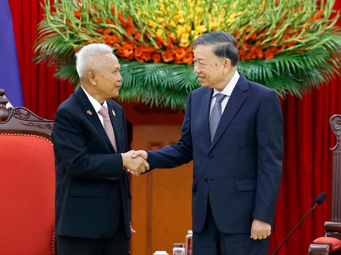 Tổng Bí thư, Chủ tịch nước Tô Lâm tiếp Chủ tịch Quốc hội kiêm Chủ tịch Hạ viện Thái Lan Sophon Zaram