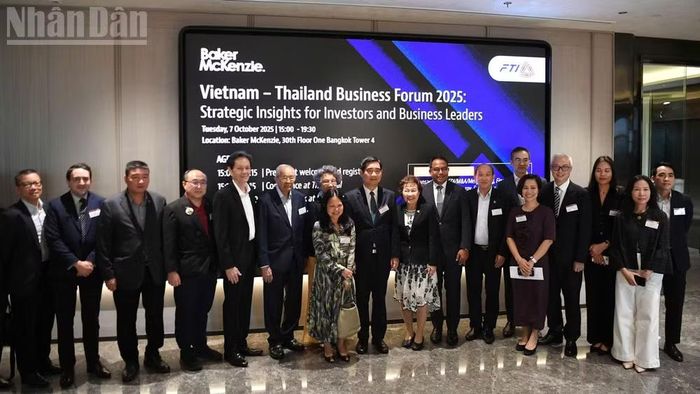Một diễn đàn thúc đẩy hợp tác giữa các nhà đầu tư và doanh nghiệp của Việt Nam và Thái Lan. (Ảnh: MINH THẮNG)