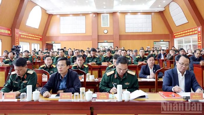 Đại biểu dự hội nghị. (Ảnh: BẢO ĐÔNG)