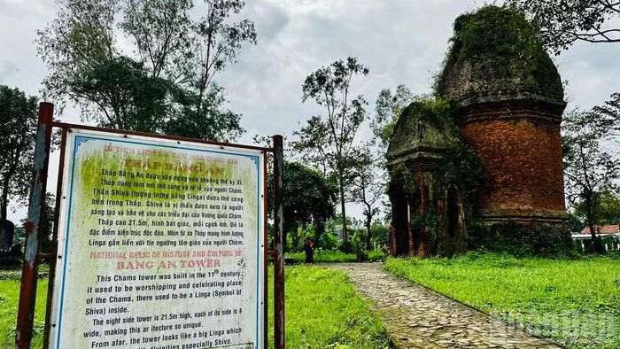 Tháp Chăm Bằng An, thành phố Đà Nẵng. (Ảnh: Anh Đào)