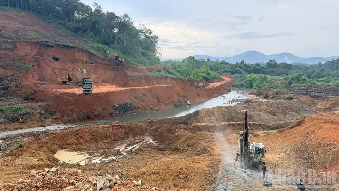 Dự án hồ chứa nước Ka Pét. (Ảnh: Thanh Hải)