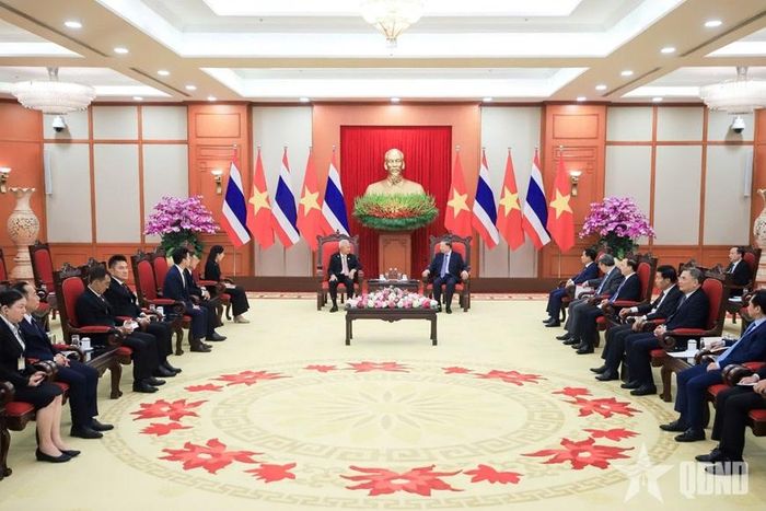 Quang cảnh cuộc tiếp. Ảnh: TRỌNG HẢI