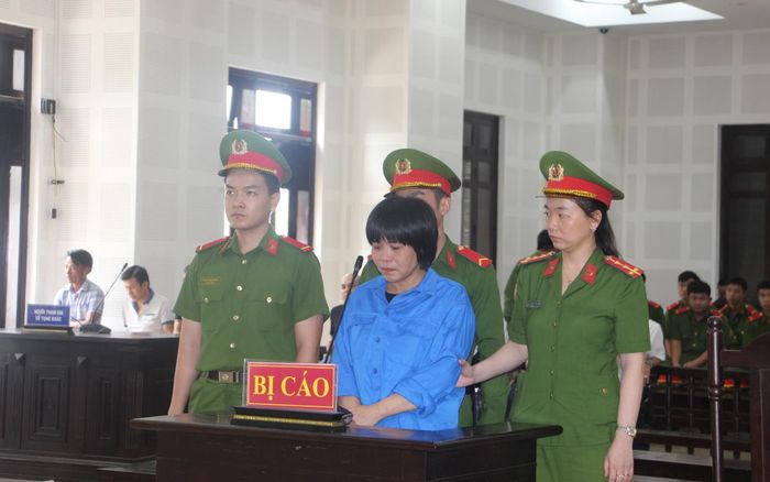 Bị cáo Na tại phiên tòa.