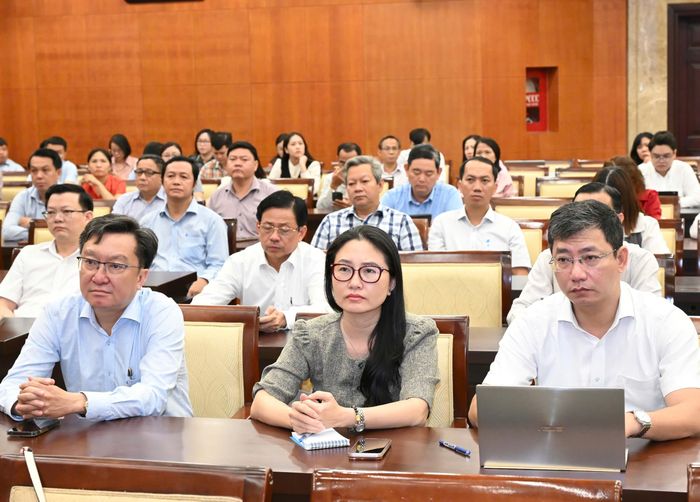  Các đại biểu dự hội nghị. Ảnh: VIỆT DŨNG 