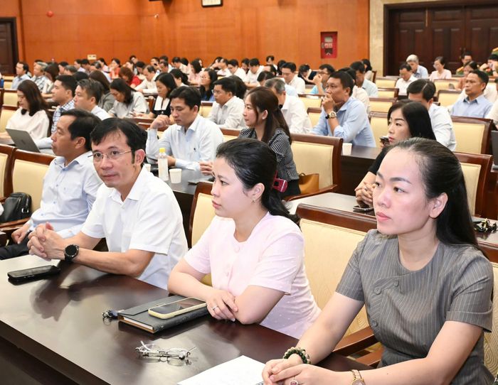  Đại biểu dự hội nghị. Ảnh: VIỆT DŨNG 