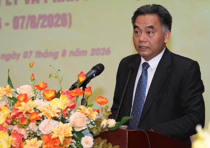 Phó Chủ tịch Thường trực UBND TPHCM Nguyễn Lộc Hà phát biểu tại buổi lễ