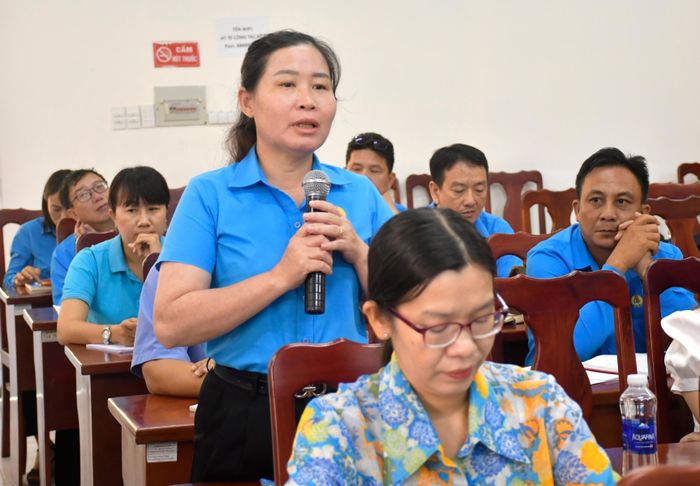Lãnh đạo Công đoàn phường Rạch Dưa đề xuất về việc cấp con dấu cho công đoàn cơ sở