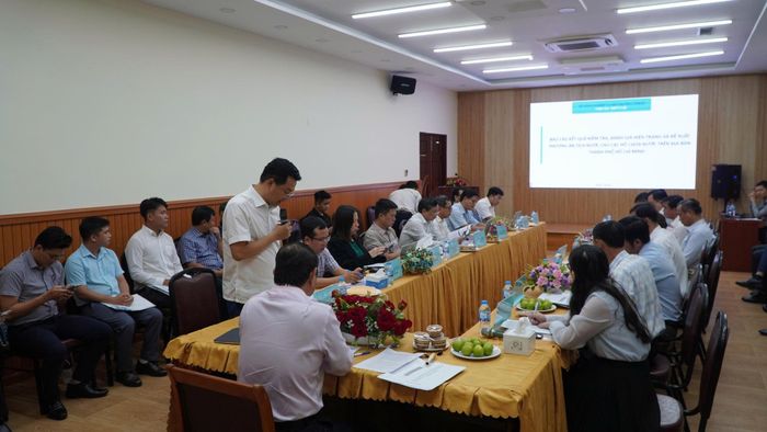 Hội đồng Tư vấn đánh giá an toàn đập, hồ chứa nước trên địa bàn TPHCM tổ chức họp đánh giá hiện trạng an toàn các hồ chứa. Ảnh: ĐỨC TRUNG