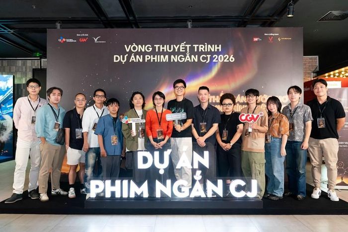 Top 14 đạo diễn nổi bật nhất Dự án phim ngắn CJ 2026 tham gia vòng thuyết trình. Ảnh: CGV