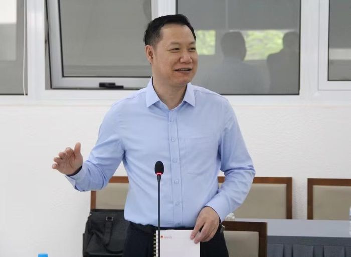 GS.TS Nguyễn Tiến Thảo – Vụ trưởng Vụ Giáo dục đại học (Bộ GD&amp;ĐT) phát biểu tại tọa đàm.