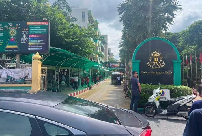 Ngôi trường nơi xảy ra vụ việc. (Ảnh: Bangkok Post)