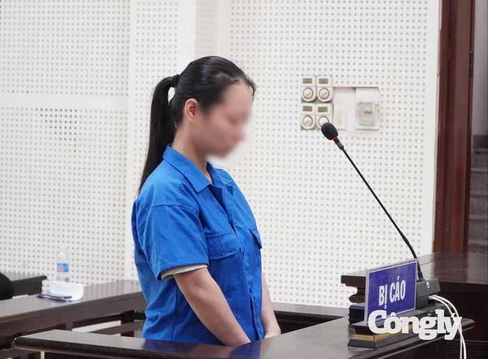 Bị cáo Trần Thị Dịu. (Ảnh: TV)