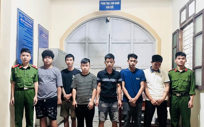 Các đối tượng bị bắt giữ. Ảnh: CACC