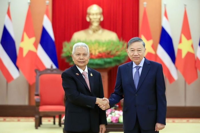 Tổng Bí thư, Chủ tịch nước Tô Lâm tiếp Chủ tịch Quốc hội Thái Lan Sophon Zaram