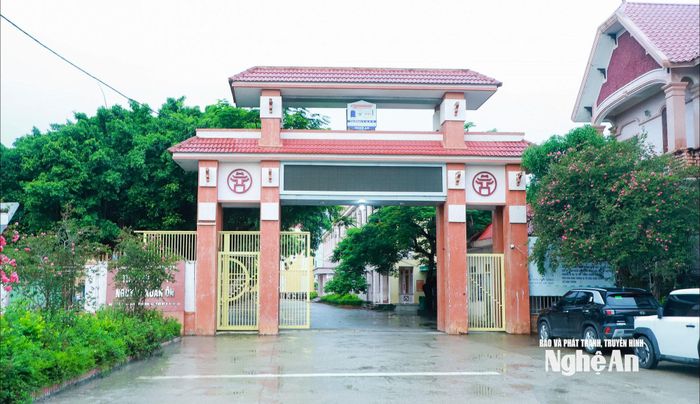 Trường THPT Nguyễn Xuân Ôn là trường cấp 3 đầu tiên của huyện Diễn Châu (cũ), là trường THPT thứ hai của tỉnh Nghệ An. Ảnh: Thành Duy