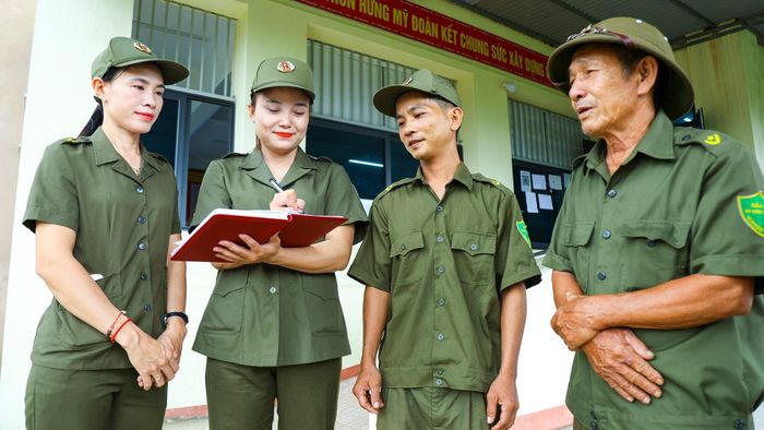 Mỗi thành viên đều phát huy tinh thần trách nhiệm, thường xuyên phối hợp với cấp ủy, chính quyền địa phương và Nhân dân để giữ gìn an ninh, trật tự.