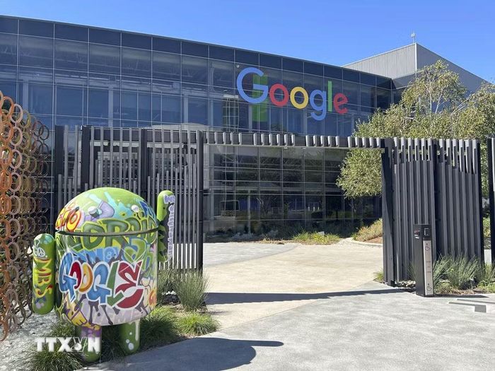 Trụ sở hãng Google tại Mountain View, California, Mỹ. (Ảnh: Kyodo/TTXVN)