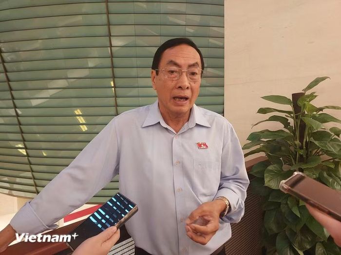 Đại biểu Phạm Văn Hòa, Đoàn Đại biểu Quốc hội tỉnh Đồng Tháp. (Ảnh: Minh Thu/Vietnam+)