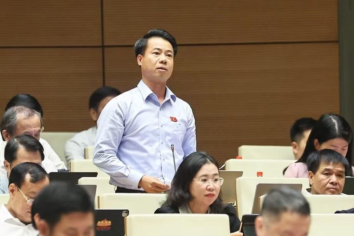 Đại biểu Hoàng Quốc Khánh, Đoàn Đại biểu Quốc hội tỉnh Lai Châu. (Ảnh: Doãn Tấn/TTXVN)