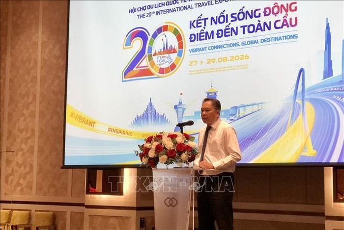 Ông Phạm Huy Bình, Giám đốc Sở Du lịch Thành phố Hồ Chí Minh phát biểu tại sự kiện.