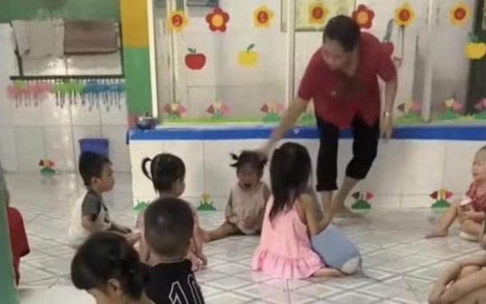 Vụ việc xảy ra tại Trường Mầm non tư thục Lá Xanh. Ảnh: cand.vn